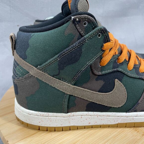 Nike SB Dunk High FiveOne0 510 Camo Mens Size 8 Pre-Owned Shoes 646552-037 main image 14